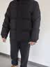 BOBBY BIZZ新年加厚保暖极寒连帽羽绒服男冬季短款95%白鹅绒黑色外套潮流年 黑色（男女同款） 2XL 【165-180斤/白鹅绒248g】 实拍图