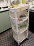 乐爱家厨房置物架果蔬收纳架落地层架多层置物架储物架家用加固菜篮子 实拍图