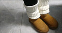 莫代尔女士腿套银标针织女款秋冬季袜套雪地靴堆堆袜冬季袜子 实拍图