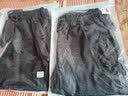美罗邦【两条装】夏季薄款冰丝休闲裤男透气轻薄男士潮流修身直筒长裤子 8021黑色+8022黑色【夏季薄款】 XL 【120-130斤】 实拍图