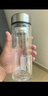 京东京造双层加厚玻璃杯 无铅高硼硅带茶隔水杯304茶隔泡茶杯男士360mL 实拍图
