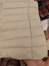 鸭鸭（YAYA）佟丽娅同款轻薄羽绒服女新款冬季短款圆领内胆修身时尚薄外套男 米白色【女款无领】 3XL 【建议140-155斤】 实拍图