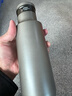 京东京造保温杯运动随行316L不锈钢水杯男士轻便登山户外杯子银灰色480ml 实拍图