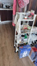 顺优推车置物架落地可移动书籍收纳架零食多功能厨房蔬菜架三层SY-116 实拍图