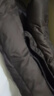 雪中飞男女立领秋羽绒百搭轻薄鸭绒立领修身轻盈隐藏式口袋 梦幻灰|8051-男 2XL 185/104A 实拍图