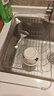 不锈钢厨房水槽沥水架洗碗池伸缩沥水篮洗菜盆碗碟收纳架 伸缩沥水篮【大号】 实拍图