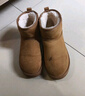 骆驼（CAMEL）雪地靴女冬季新款加绒保暖加厚棉鞋休闲懒人毛毛鞋 L23W275157驼色 37 实拍图