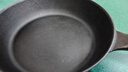 九铸26cm深煎锅铸铁锅加厚平底锅生铁无涂层不粘锅燃气灶电磁炉煎炒锅 实拍图