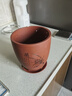 爵遇良品宜兴紫砂兰花盆带托盘君子兰盆中小型桌面家用绿萝蝴蝶兰阳台花盆 O款-蘭-红色(配紫砂托) 图上标注 实拍图