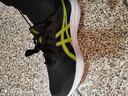 asics亚瑟士男鞋秋冬季马拉松跑步鞋稳定支撑跑鞋缓冲运动鞋子艾斯克斯 黑色/绿色-003 39 实拍图