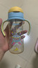 贝亲（Pigeon）自然成长翻盖直饮吸管 大童奶瓶330ml 马戏团 18月+ AA279 实拍图