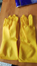 加厚牛筋乳胶皮橡胶手套劳保耐用洗衣洗碗手套女家用防水厨房清洁 M码 1双【特厚牛筋】90克 实拍图