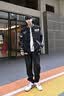 NEW OR MODE美式高街刺绣棒球服外套男士春季新款潮牌宽松休闲情侣夹克衫上衣 黑色【高品质】 XL 【建议125-145斤】 实拍图