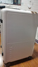锐步（Reebok）行李箱PC拉杆箱多功能大容量旅行密码箱皮箱子皓空白24英寸 实拍图
