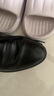 海澜之家HLA皮鞋男士商务休闲秋冬德比正装鞋子男H135/H171 黑色41 实拍图