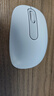 罗技（Logitech）M196 无线蓝牙鼠标 办公鼠标 笔记本商务办公家用 小巧便携 对称手型 珍珠白 实拍图
