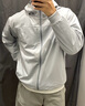 优衣库男装防风摇粒绒拉链连帽开衫/长袖外套481182 02 浅灰色 S /165/84A 实拍图
