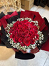 幽客玉品情人节鲜花速递红玫瑰花束表白送女友老婆生日礼物全国同城配送 33朵红玫瑰花束—女王款 实拍图