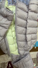 笛莎（DEESHA）童装女童2025秋冬短款三防轻薄羽绒服外套 雾紫 150 实拍图