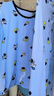 儿童内衣套装男童女童秋衣秋裤纯棉中大童无骨莱卡棉家居保暖睡衣 蓝色宇航员-满花莱卡 160 建议身高140-150cm 实拍图