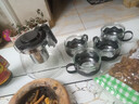 一壶四杯茶壶套装 大容量玻璃茶杯带滤网耐高温水壶茶具无底座 1000ML一壶+四杯套装 1件 实拍图
