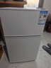 新飞（Frestec）小冰箱 冰箱小型双开门 迷你双门家用宿舍租房冷藏冷冻电冰箱节能省电 48L白【一级能效+租房神器】升级款 实拍图