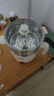 利仁（Liven）电煮锅304不锈钢0涂层1.8L小电锅宿舍电火锅电蒸锅炖蒸煮一体多功能学生锅小型1-2人用DHG-B151 实拍图