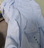 唐狮（TonLion）儿童长袖T恤春秋纯棉打底衫男女童白色t恤内搭上衣春装 水蓝 140 实拍图