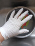 兰浪一次性乳胶手套加厚 实验室口腔检查100只 进口乳胶LD11 S码 实拍图