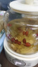 小熊（Bear）全玻璃养生壶 纯玻璃多功能恒温壶 办公室轻音炖煮花茶 1L YSH-J10D1 实拍图
