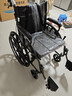 京巧轮椅折叠老人轻便旅行手推车带坐便胖人专属加宽专用出行轻便轮椅 实拍图