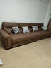 狄普牛皮艺沙发意式高级感客厅直排3.4米沙发床十大品牌旗舰版赛尔德 实拍图