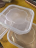 【10只装】冰箱保鲜盒食品级冷冻收纳盒微波炉饭盒便当盒学生 可冷冻收纳盒 3个装 350ml 实拍图