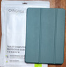 CangHua iPad air3保护套 2019款Pro10.5英寸保护壳苹果平板电脑三折支架超薄全包防摔皮套 CK20-松林绿 实拍图