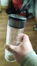 【京东物流配送】高硼硅双层玻璃杯大容量泡茶杯水杯子茶水分离杯 【双层加厚】茶杯350ml1只 实拍图
