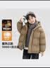 左西男童红色羽绒服冬季2026新款儿童三防加厚保暖外套潮 咖啡色 140 实拍图