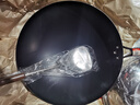 章状元章丘炒锅铁锅无涂层家用不粘锅已开锅传统精铁老式炒菜锅燃气灶 34cm大师款无耳（盖子铲子） 34cm 实拍图