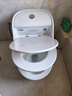 TOTOOLEO系列超漩虹吸式普通马桶大冲力静音防溅隔臭抽水家用坐便器CT668 CT668【纯白色版】超炫虹吸 250/300/350/ 400mm 坑距下单备注 实拍图