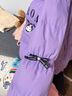 波司登儿童羽绒服保暖外套厚款女款短款连帽库洛米合作系列儿童节礼物 【店长推荐】甜酷苏紫6403 -【酷洛米联名】 140 /64 约 130-140cm 30kg 实拍图