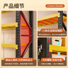 建耀货架仓储置物架库房家用多层储物架加厚重型储物铁架 白色-四层-主架 常规款200*60*200 承重210KG/层 实拍图