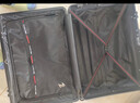 双星（doublestar）行李箱拉杆箱男次日达可登机箱大容量学生铝框密码箱旅行箱皮箱子 尊贵黑【加厚铝框可坐可踩】 24英寸  常用尺寸-加厚箱体 实拍图