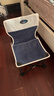 佳之钓 户外钓椅折叠椅子便携式凳子靠背椅美术写生家用小马扎钓鱼椅 升级加强款 中号深蓝+收纳袋 实拍图