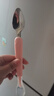 婴儿刮泥勺宝宝辅食工具泥刮勺子316不锈钢刮水果神器儿童餐具 316不锈钢刮泥勺粉色带盒 实拍图