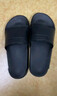 LURAD拖鞋男士女士情侣外穿室内防滑洗澡厚底凉拖家居拖鞋 黑色42-43 实拍图