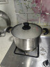 美厨（MAXCOOK）汤锅蒸锅 304不锈钢二层汤煲双层汤蒸锅蒸屉蒸格炖锅24cm MCT1229 实拍图