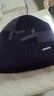 南极人毛线帽男保暖针织护耳冬加绒加厚包头套围脖帽子女N18M2519 黑色 实拍图