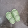 EVA儿童拖鞋卡通风防水居家沙滩一字拖软底网红凉鞋拖鞋夏季 绿色【防滑升级款】 17 28-29内长17cm合适4-5岁穿 实拍图
