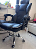 奥伦福特 电脑椅办公椅子电竞椅家用人体工学椅老板椅主播靠背椅皮革转椅 创意工学椅-黑+乳胶【二代升级】 实拍图