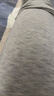 三枪[透气抗静电]秋衣秋裤男高弹柔棉薄款零碳莱赛尔情侣保暖内衣套装 实拍图