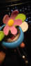 易晟欣汽车摆件车载车内车上创意装饰品卡通太阳能时尚可爱摇头娃娃香水 蓝色情侣+蓝太阳花+单束彩色气球 实拍图